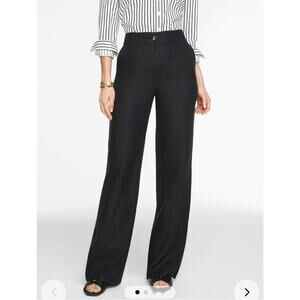 🖤 Talbots Wide Leg Linen Pants | Size 2 | Black